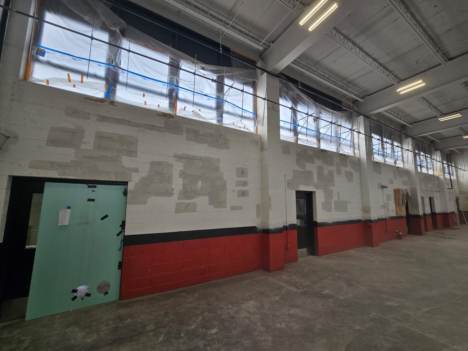 Wooster Armory, a renovation painting project completed by Straight Line Painting