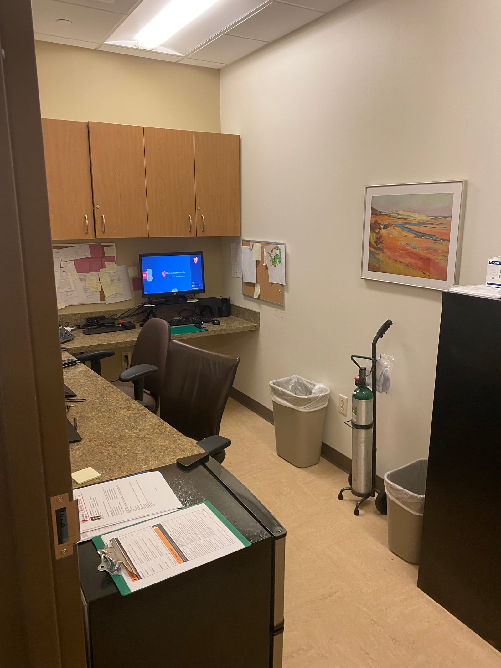 University Hospitals Ahuja Medical Center, a hospital painting project completed by Straight Line Painting