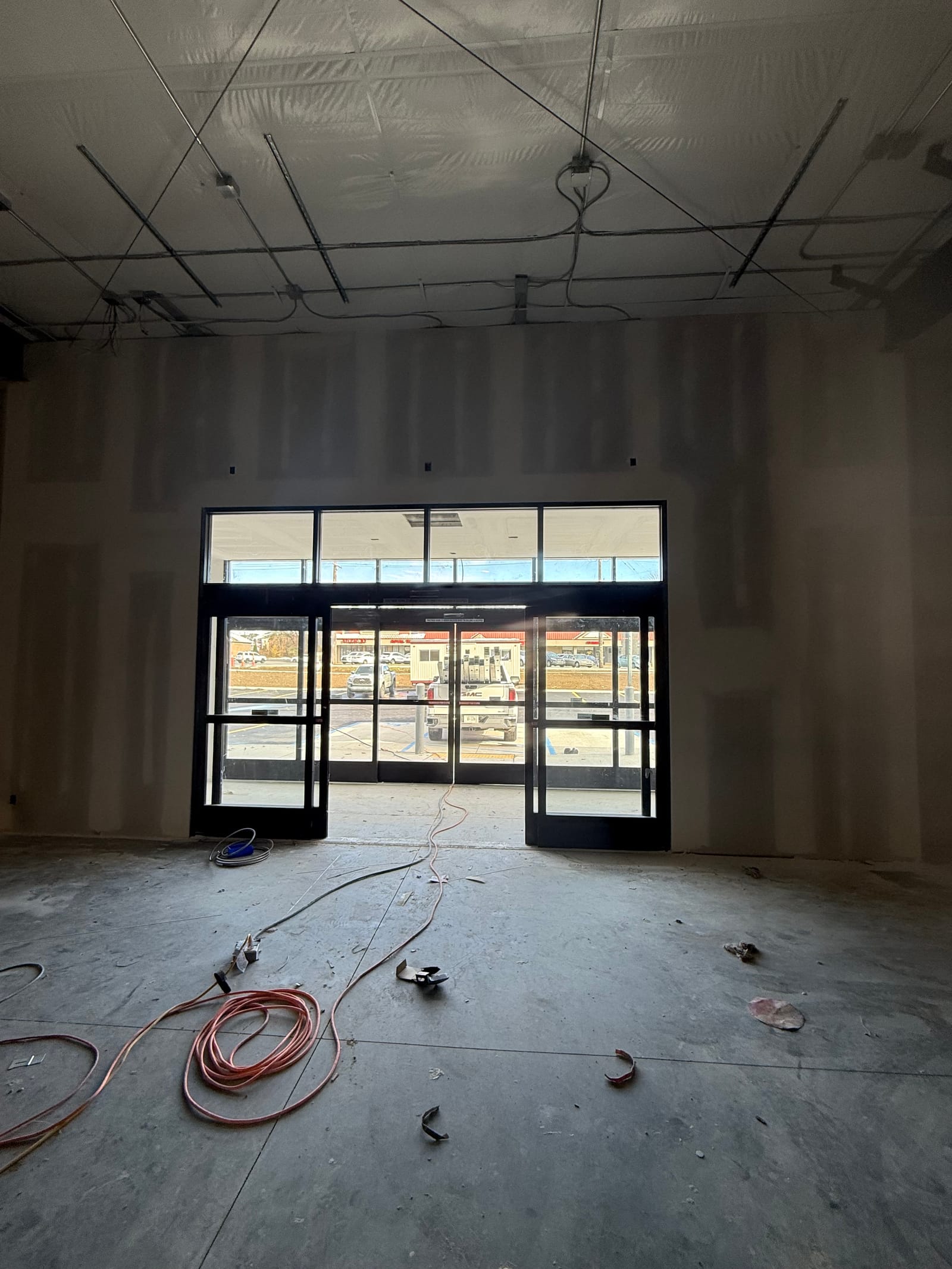 Dollar General, a new-build retail painting project completed by Straight Line Painting