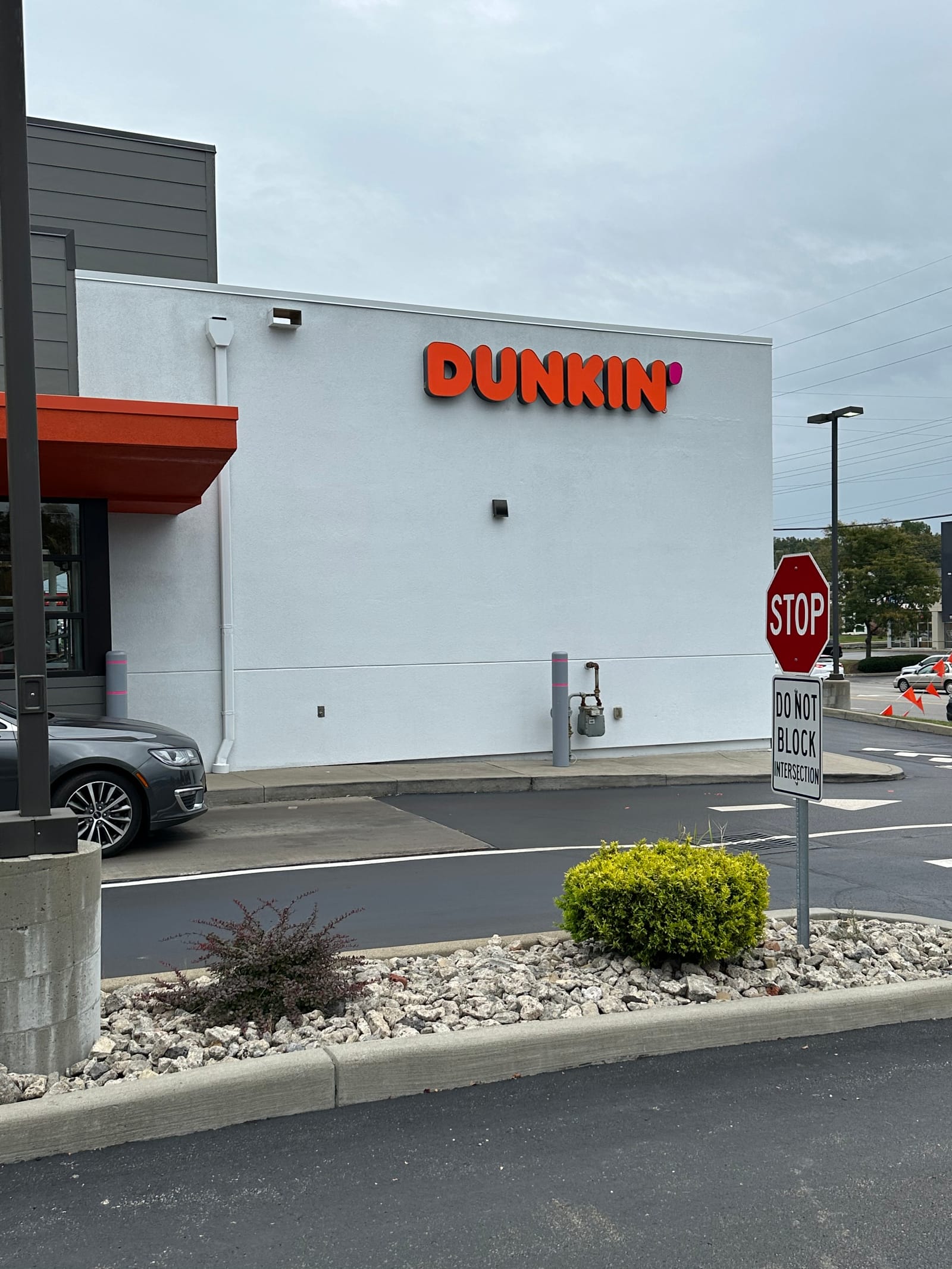 Dunkin', a restaurant painting project completed by Straight Line Painting