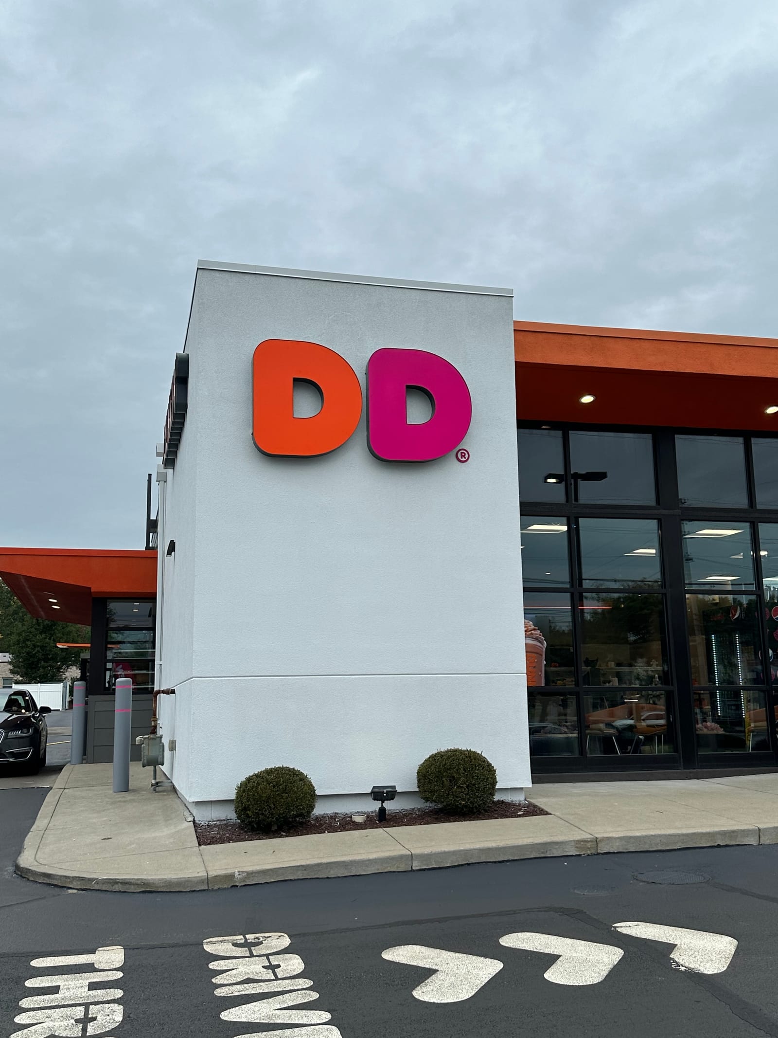 Dunkin', a restaurant painting project completed by Straight Line Painting