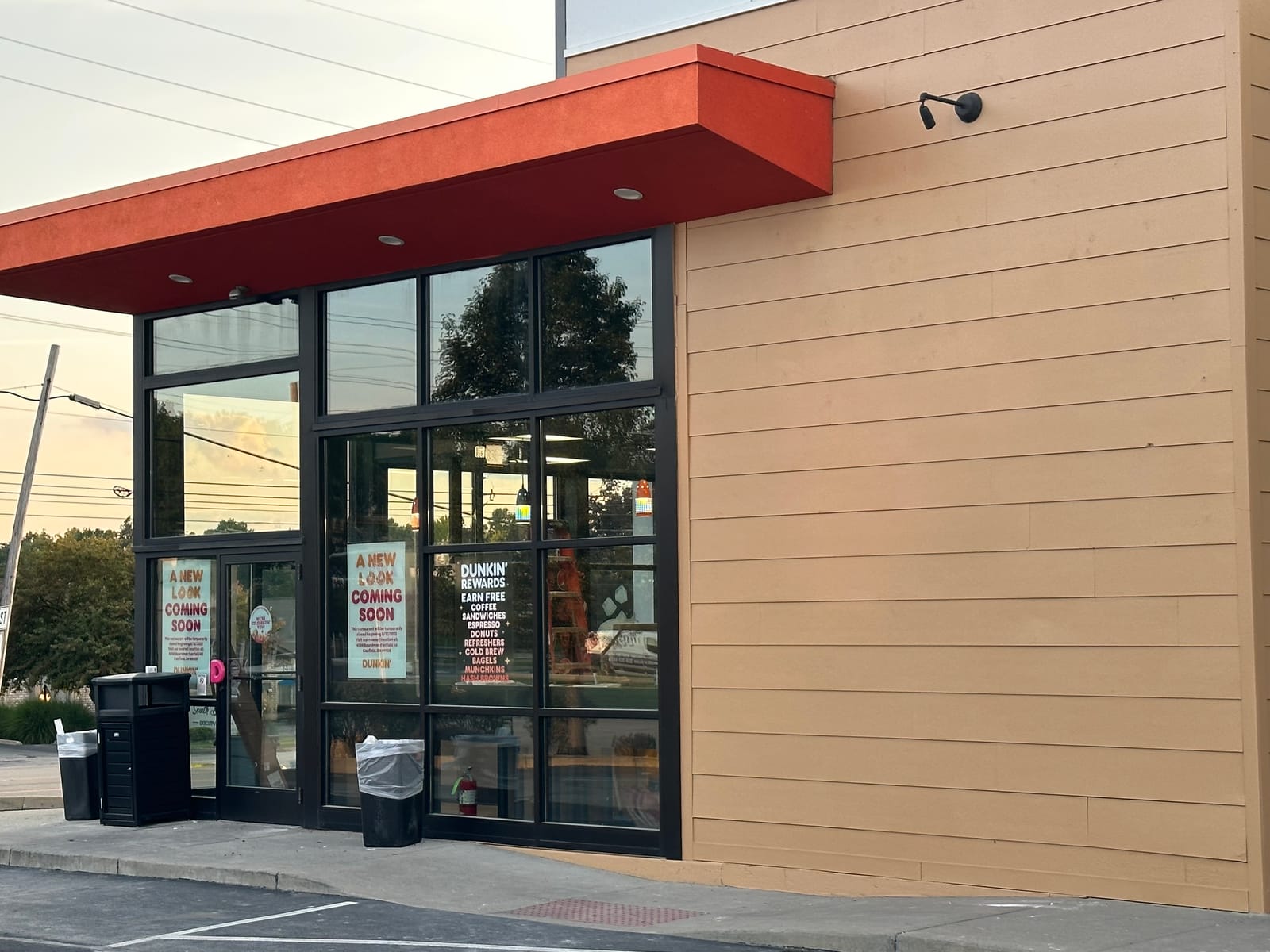Dunkin', a restaurant painting project completed by Straight Line Painting