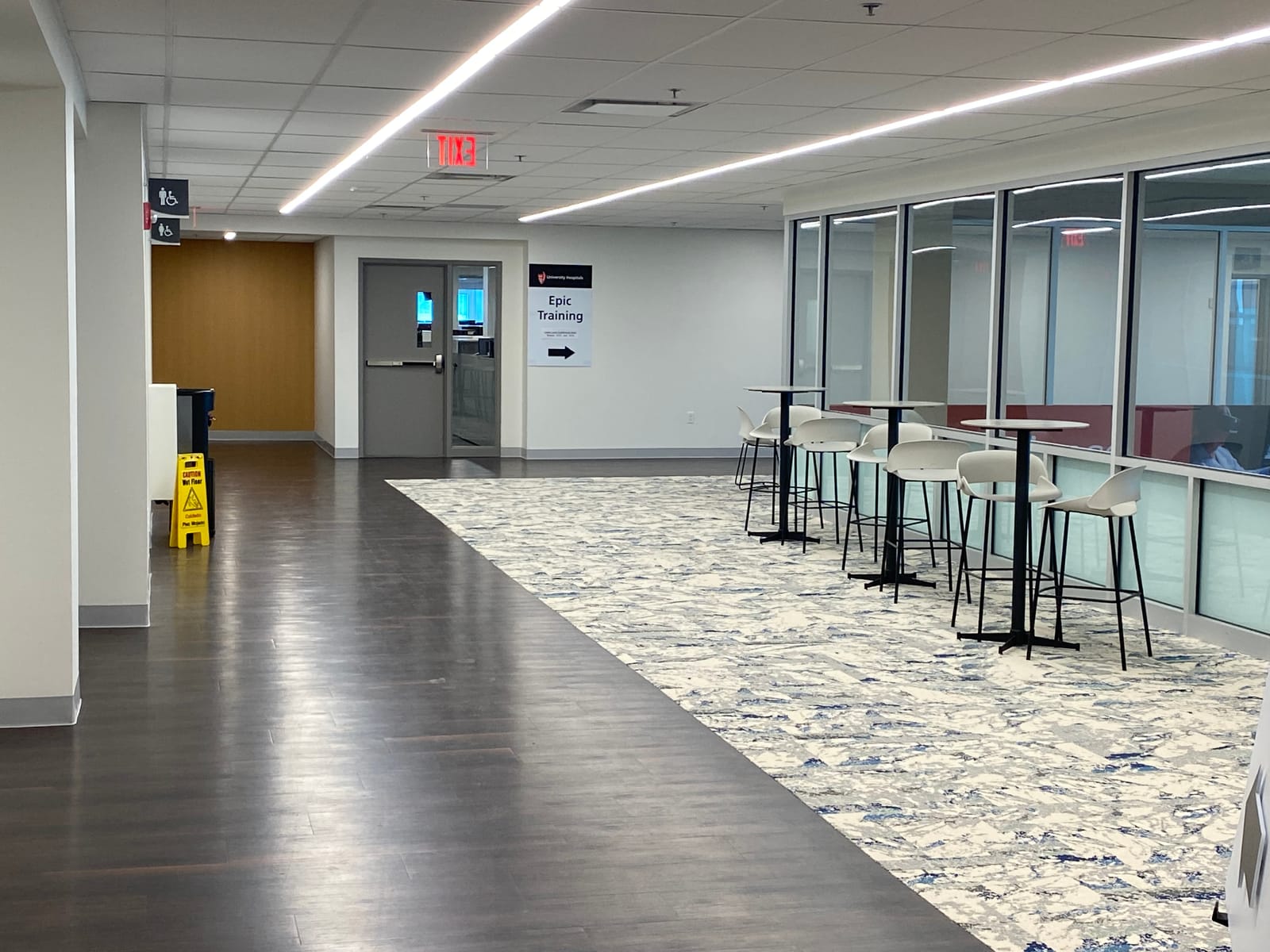 University Hospitals MSC, a Commercial new-construction painting project completed by Straight Line Painting