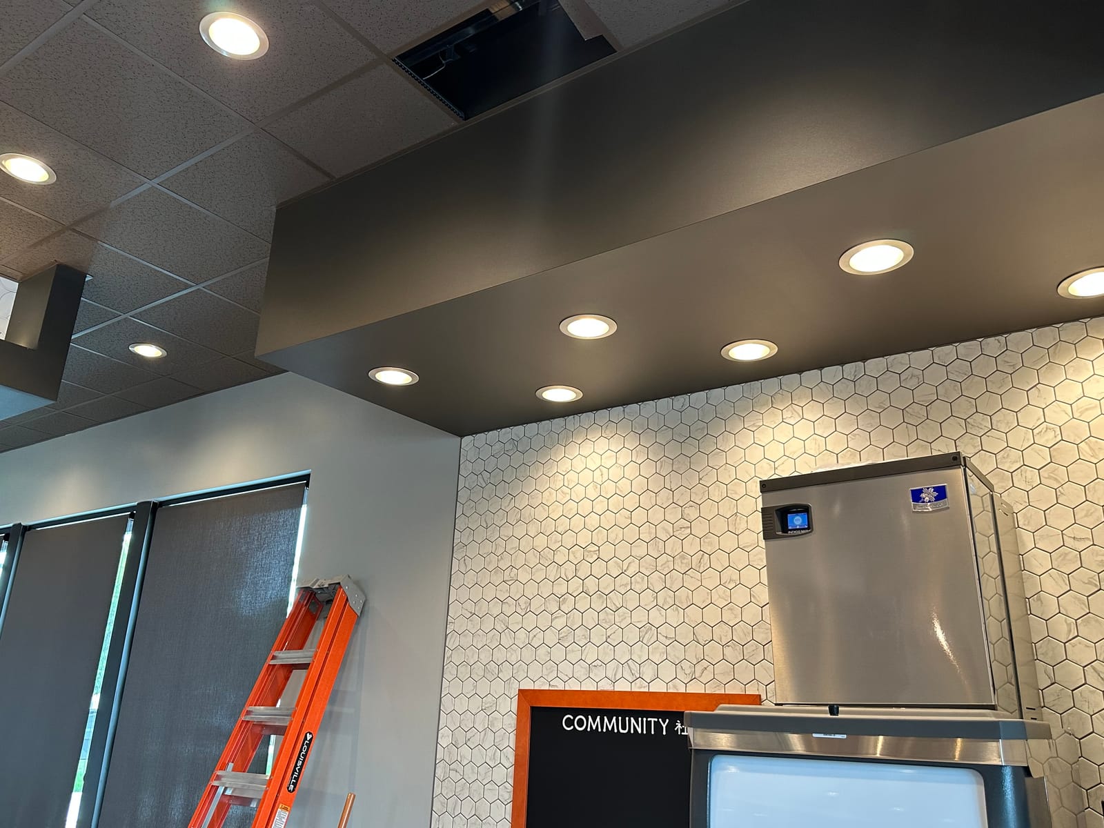 Panda Express, a restaurant painting project completed by Straight Line Painting