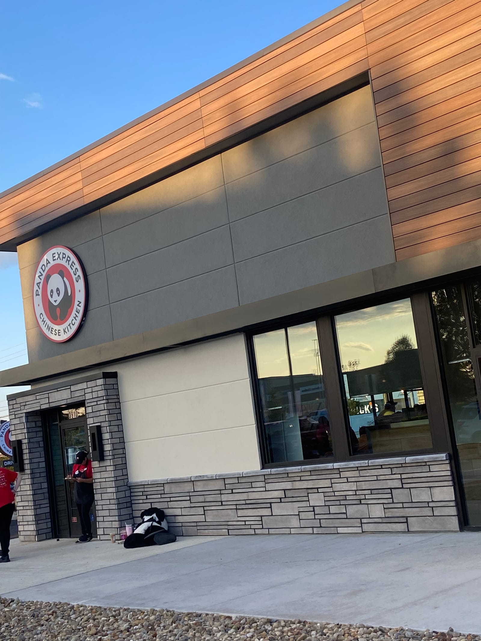 Panda Express, a restaurant painting project completed by Straight Line Painting
