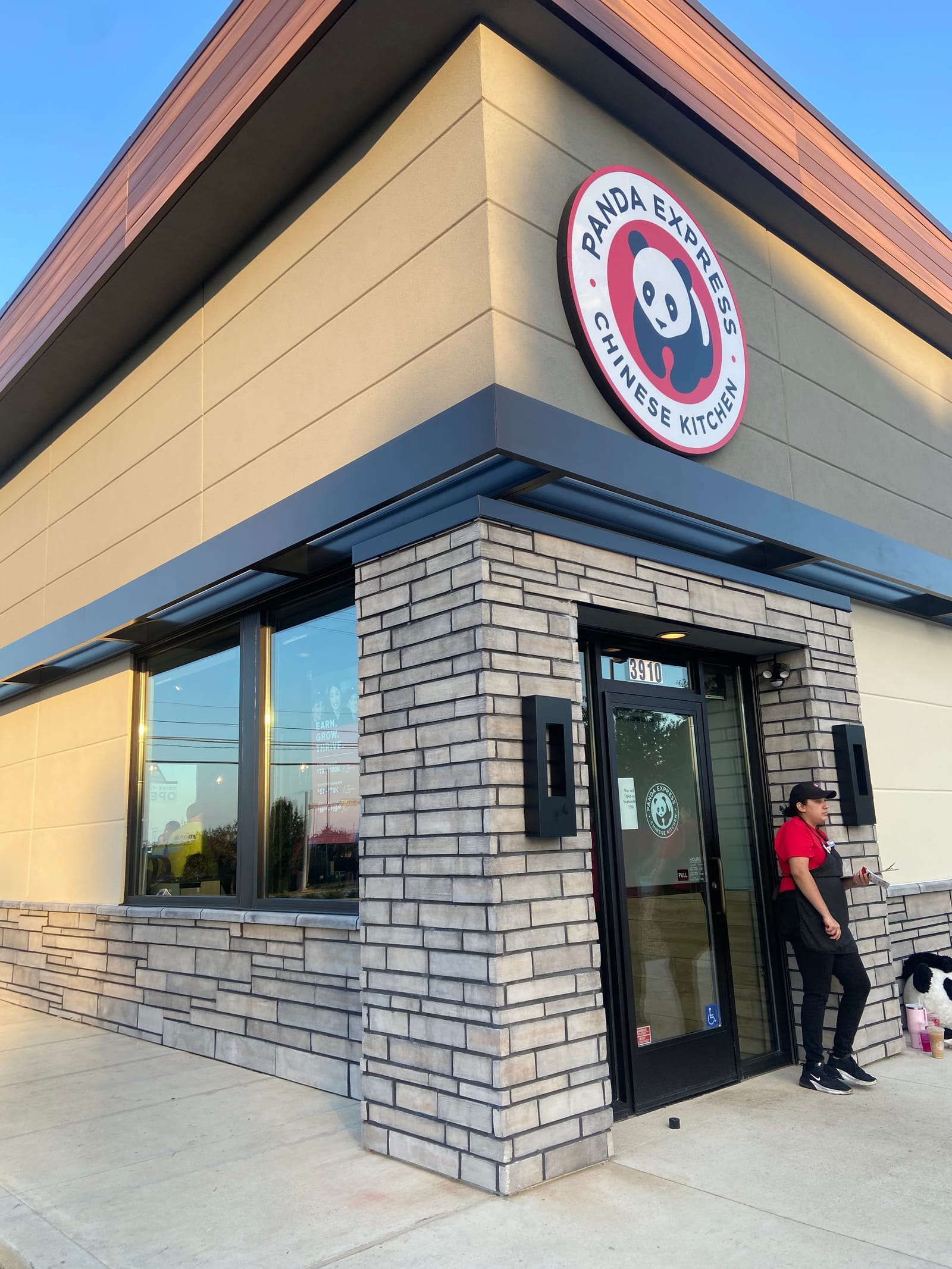 Panda Express, a restaurant painting project completed by Straight Line Painting