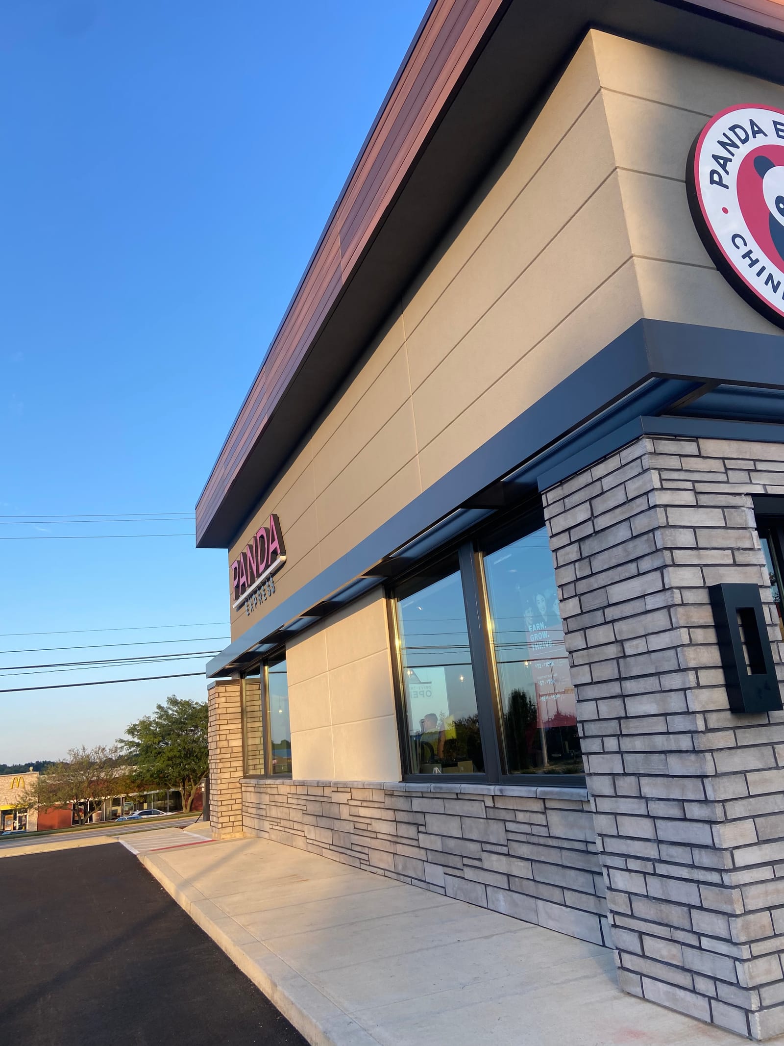 Panda Express, a restaurant painting project completed by Straight Line Painting