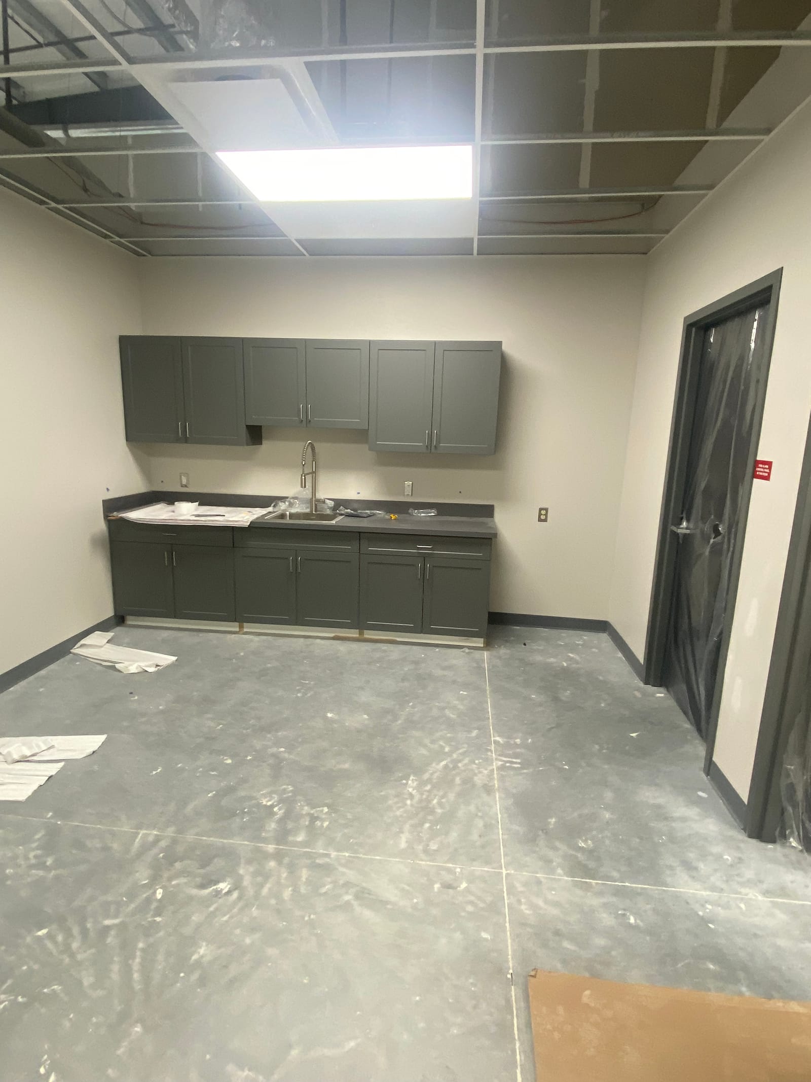 A Stark County industrial building, a Commercial new-construction painting project completed by Straight Line Painting