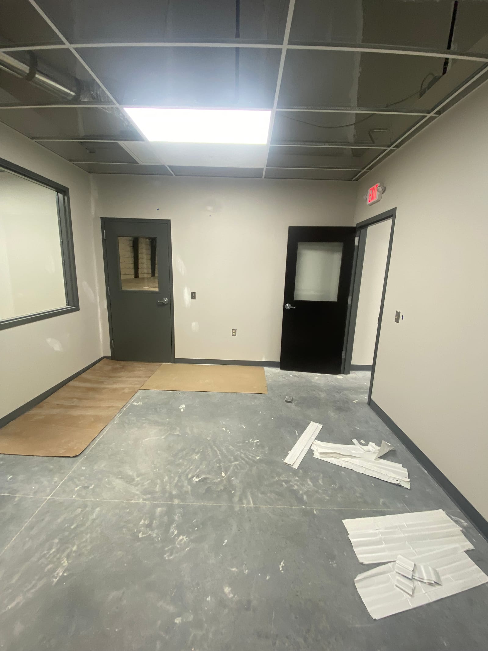 A Stark County industrial building, a Commercial new-construction painting project completed by Straight Line Painting