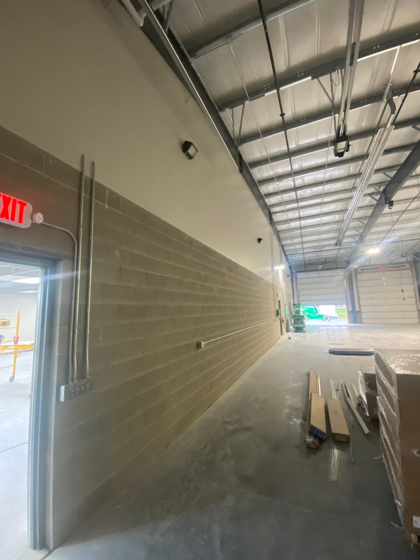 A Stark County industrial building, a Commercial new-construction painting project completed by Straight Line Painting