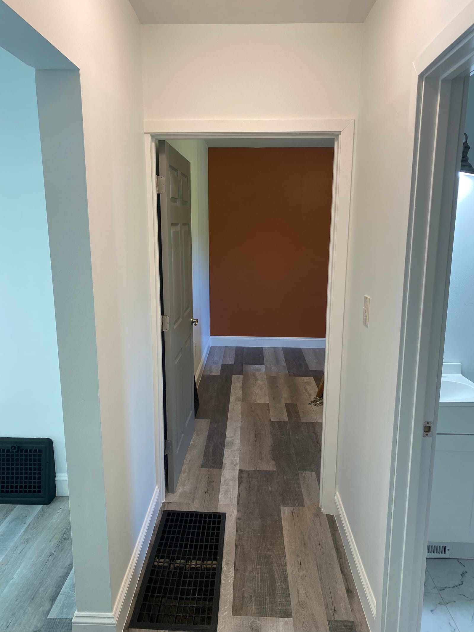 A Northeast Ohio homeowner's interior repaint, a residential painting project completed by Straight Line Painting