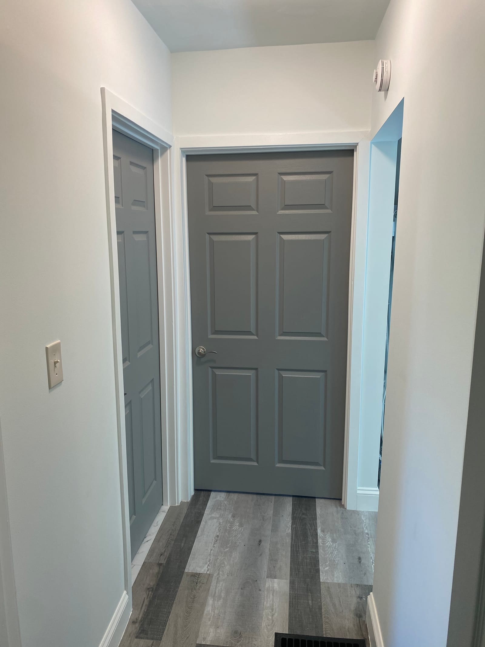 A Northeast Ohio homeowner's interior repaint, a residential painting project completed by Straight Line Painting