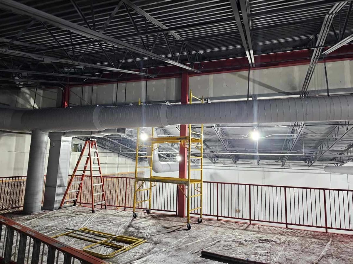 Theodore Roosevelt High School, a school painting project completed by Straight Line Painting